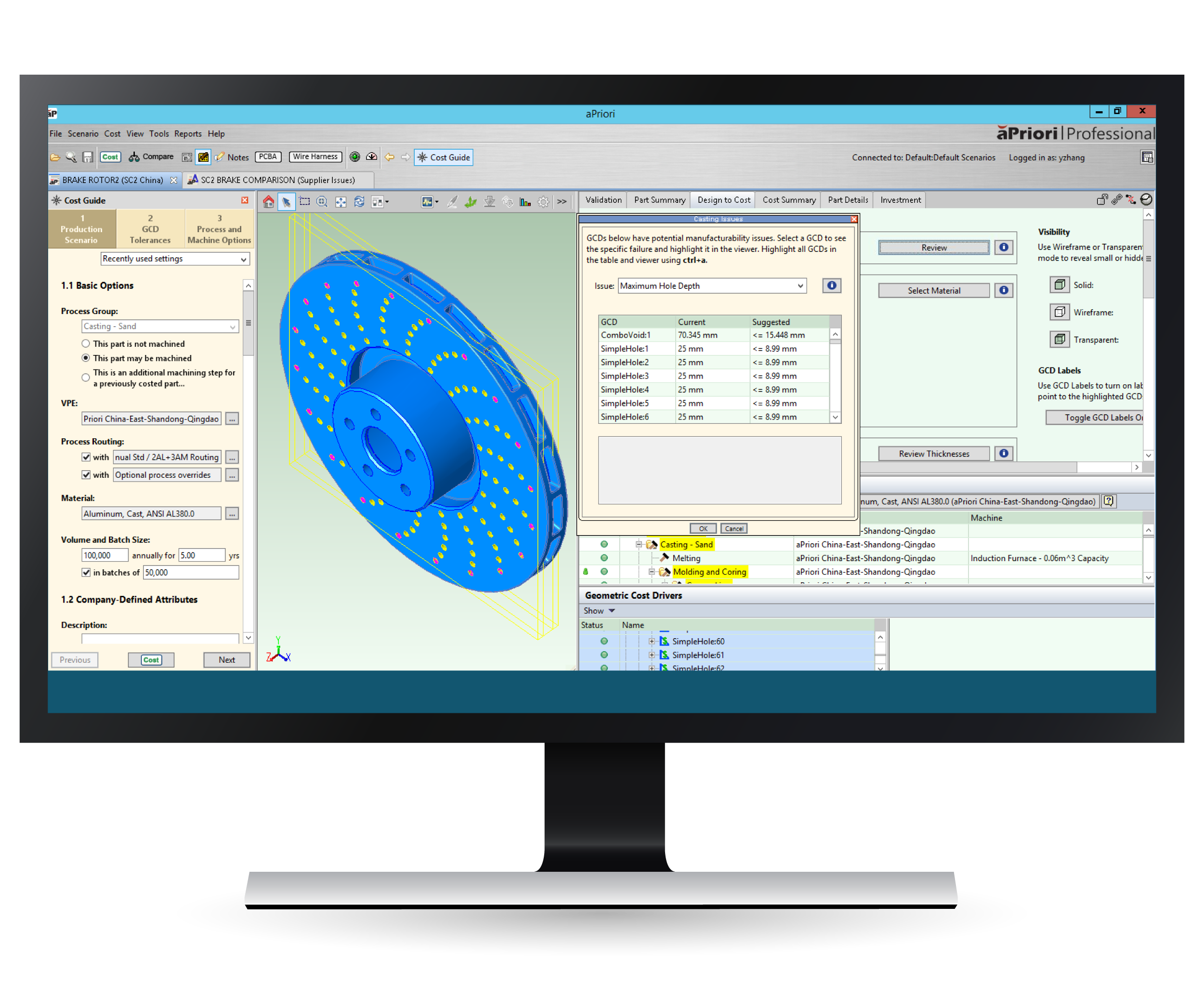 How aPriori Professional works 3